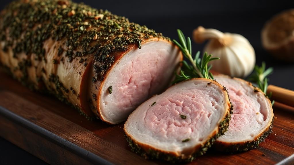 Herb-Crusted Roast Pork Loin