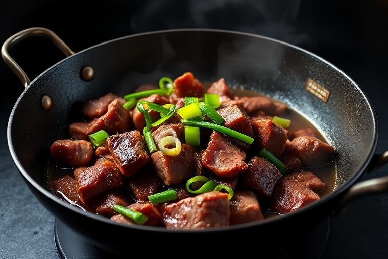 Sirloin Stir-Fry with Ginger and Scallions